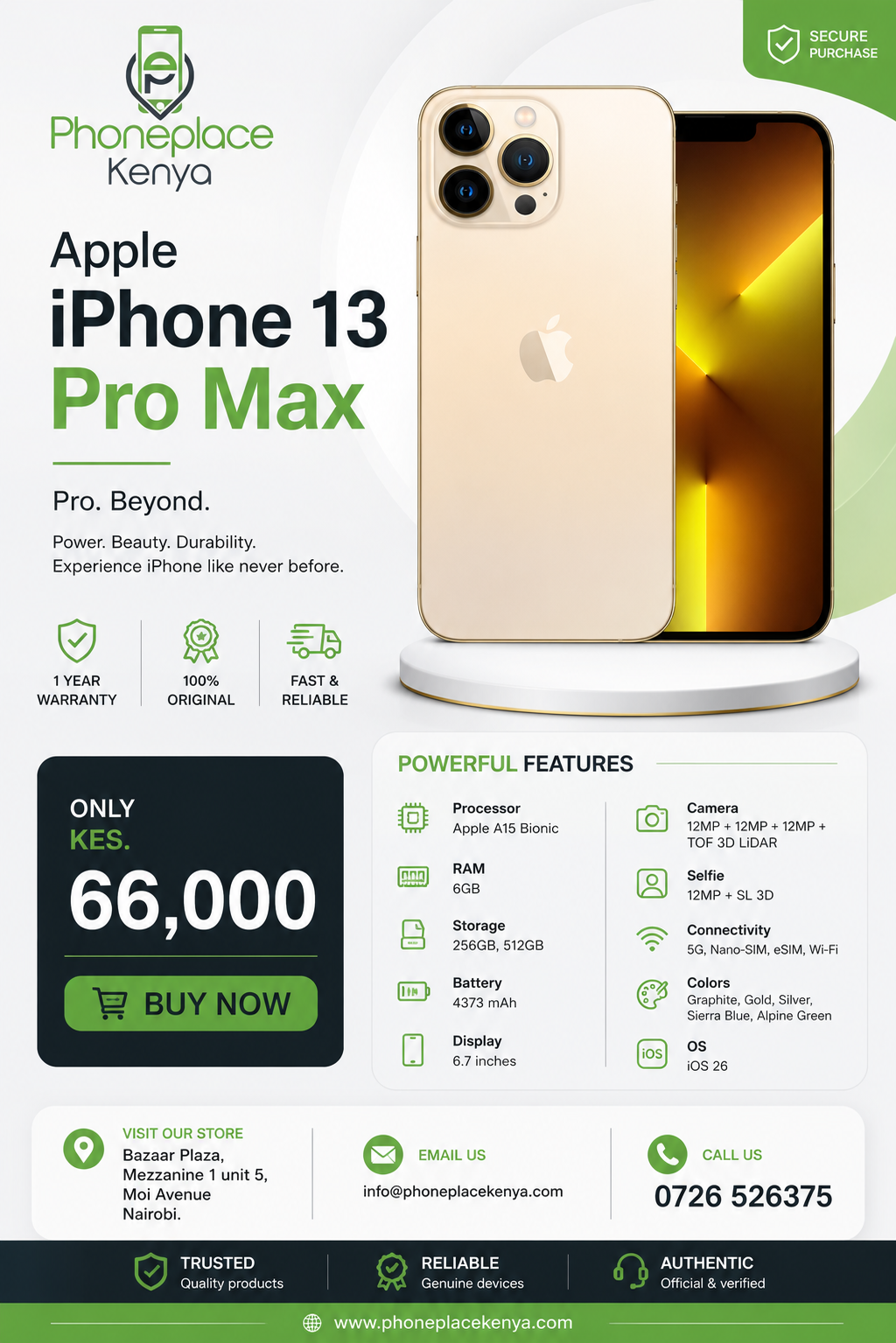 Phone Place Kenya — campaign poster by Phone Place Kenya